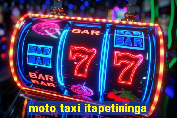 moto taxi itapetininga